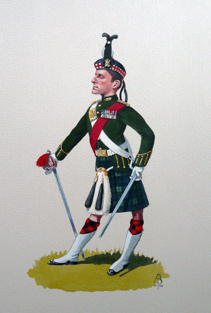 2014 1839 Caricature of Lt Col Robin Lindsay 2 SCOTS_edited-1