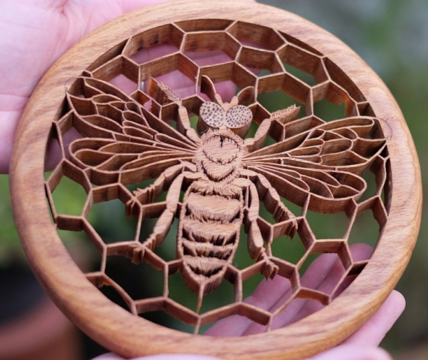 5 Bee on a comb – Fiona Kingdon