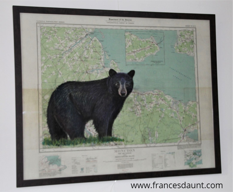 Black Bear map Canada FB