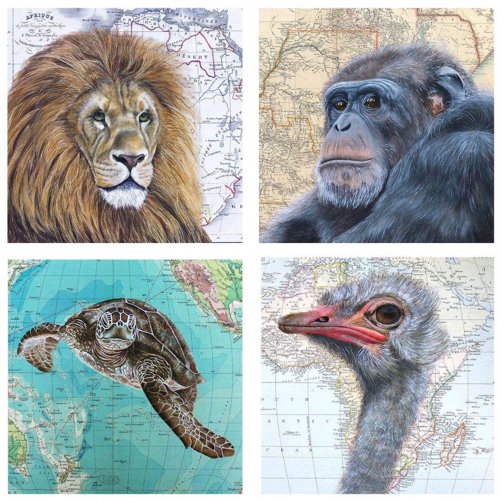 Examples of Map Art