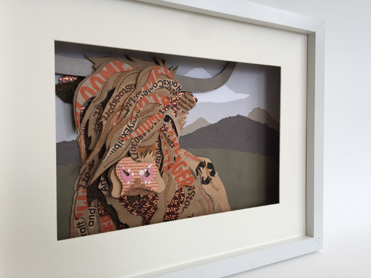 Highland Cow | 30×40 cm | Thrift Design.