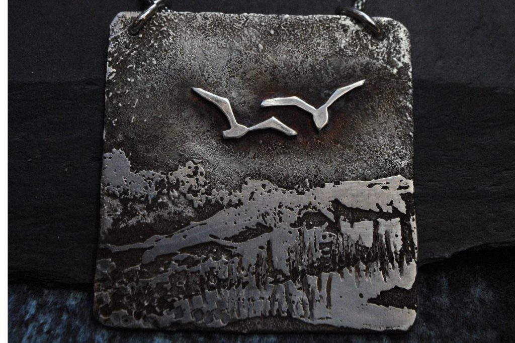 Liz Samways Seagull pendant