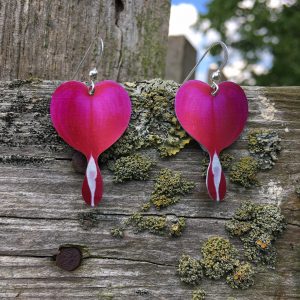 Meet thy maker Photofinish Jewellery Bleeding Heart earrings