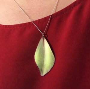 Meet thy maker Photofinish Jewellery Diamond palm leaf necklace