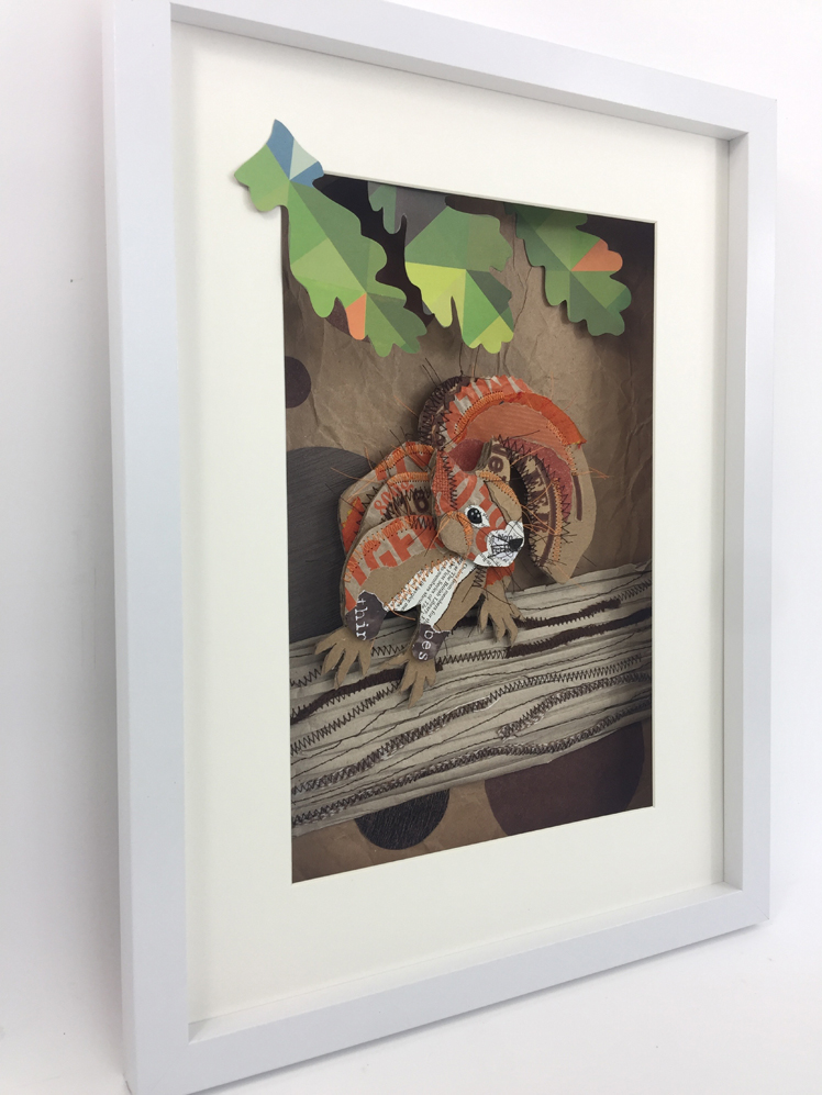 Squirrel | 30×40 cm | Thrift Design.