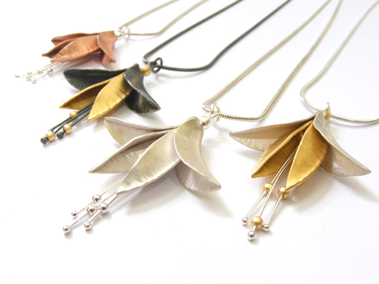 Nettie Birch Fuchsia Necklaces