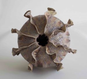 Meet-thy-Maker {Sarah Villeneau} {Spherical frilled form top view}